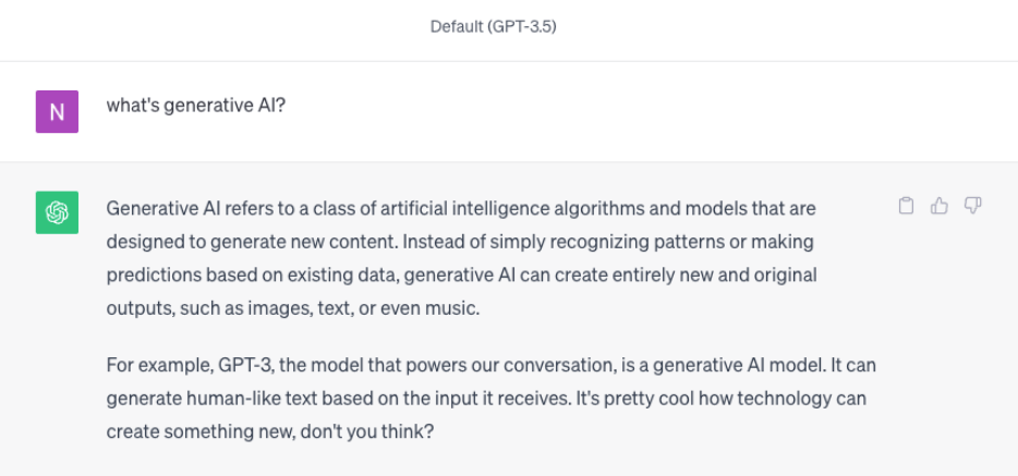 generative AI