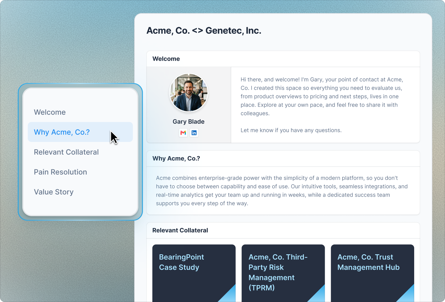 Customize Engagement Hubs: section toggles, public access link and team member roles