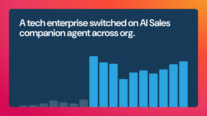 Seven Insights From The Use Of AI Sales Companion In An Enterprise
